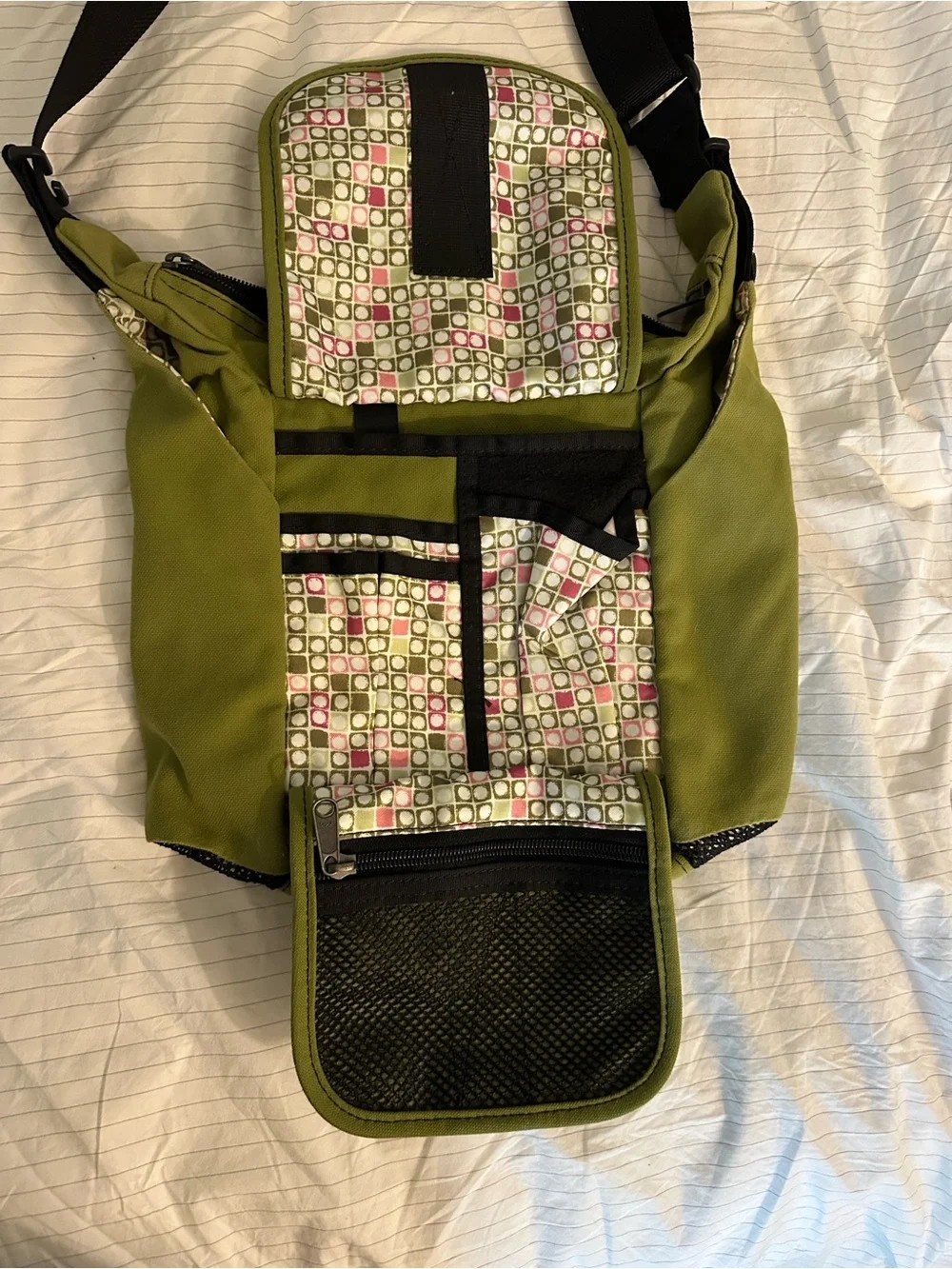 VTG Overland Equipment Donner Crossbody Travel Bag Olive Green Gorpcore Y2K
